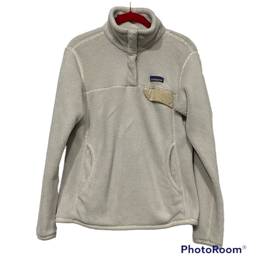 Patagonia Re-tool Snap T Fleece Pullover Ivory Medium